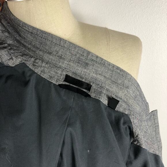 ATM ANTHONY THOMAS MELILLO Heathered Gray Blazer Jacket Button Size 8 Career - Picture 10 of 11
